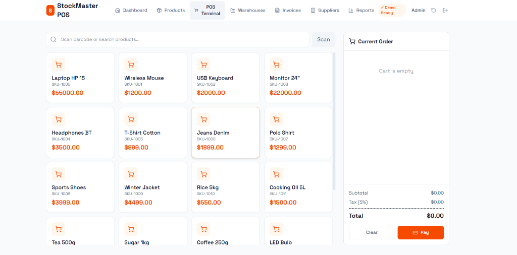 Inventory + Billing POS